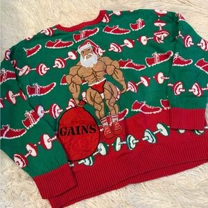 Festive Gains Men's Christmas sweater (X2)